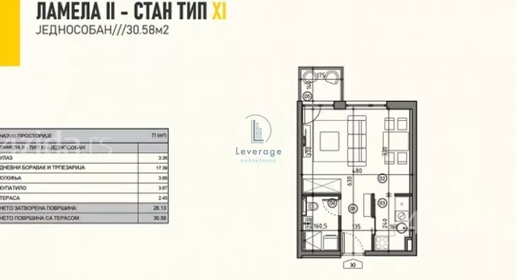 Jednosoban stan | 4zida