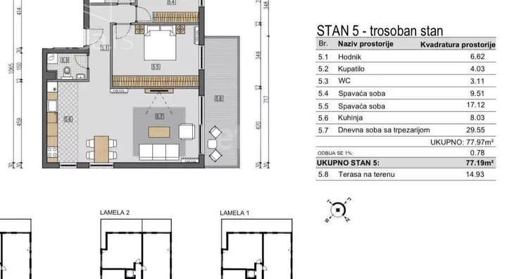 Dvoiposoban stan | 4zida