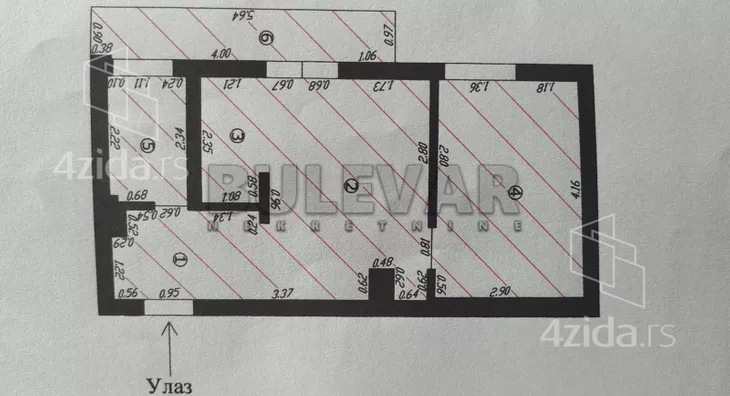 Jednoiposoban stan | 4zida