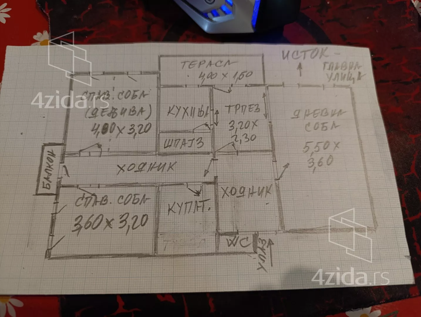 Trosoban stan | 4zida