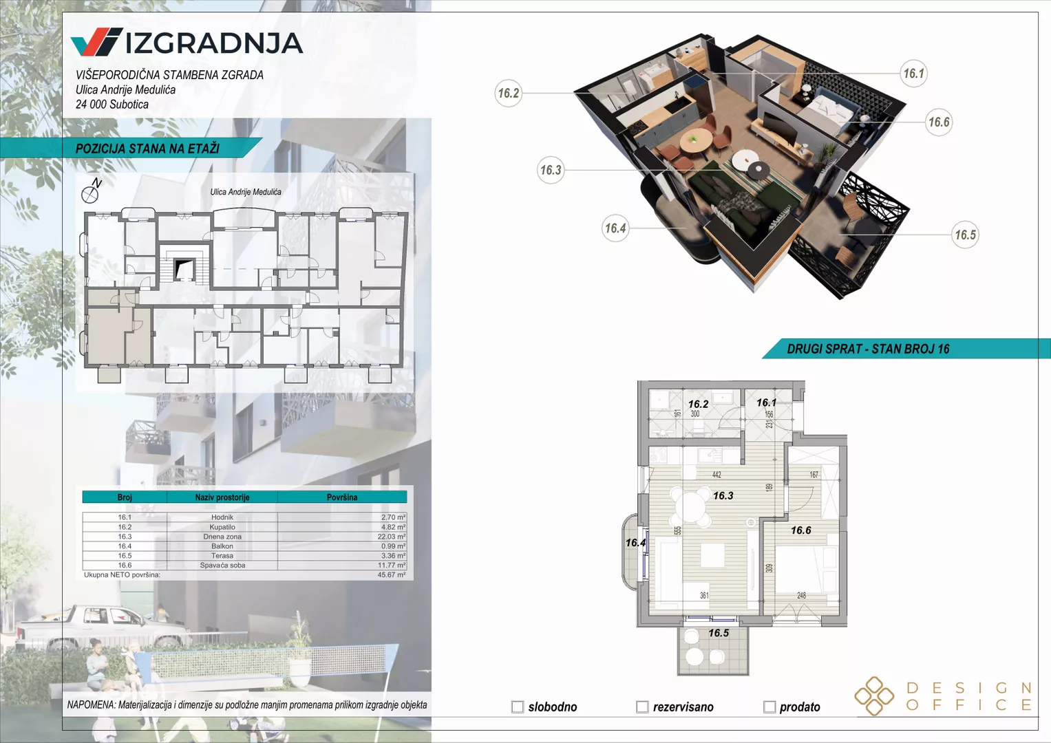 Dvosoban stan | 4zida