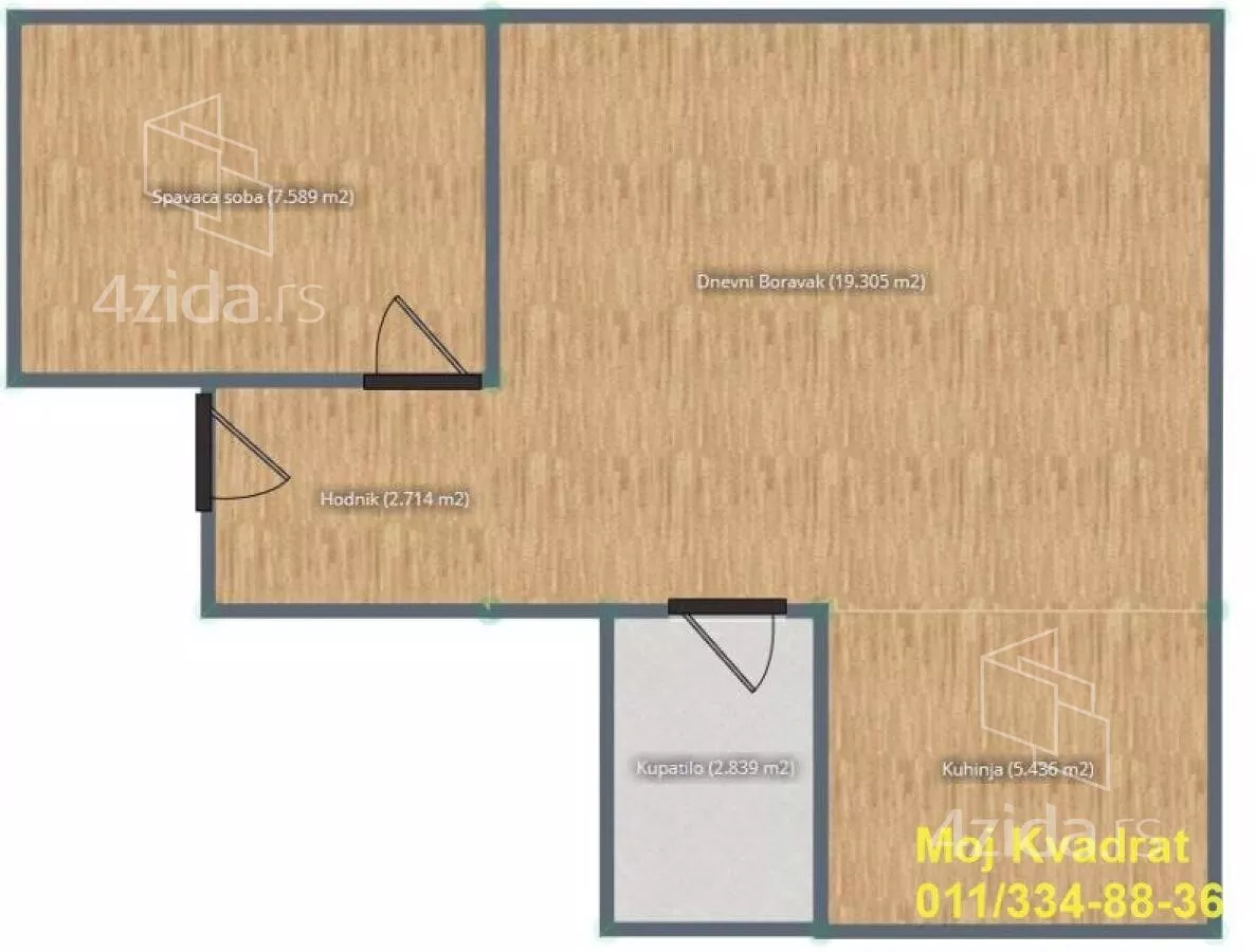 Dvosoban stan | 4zida