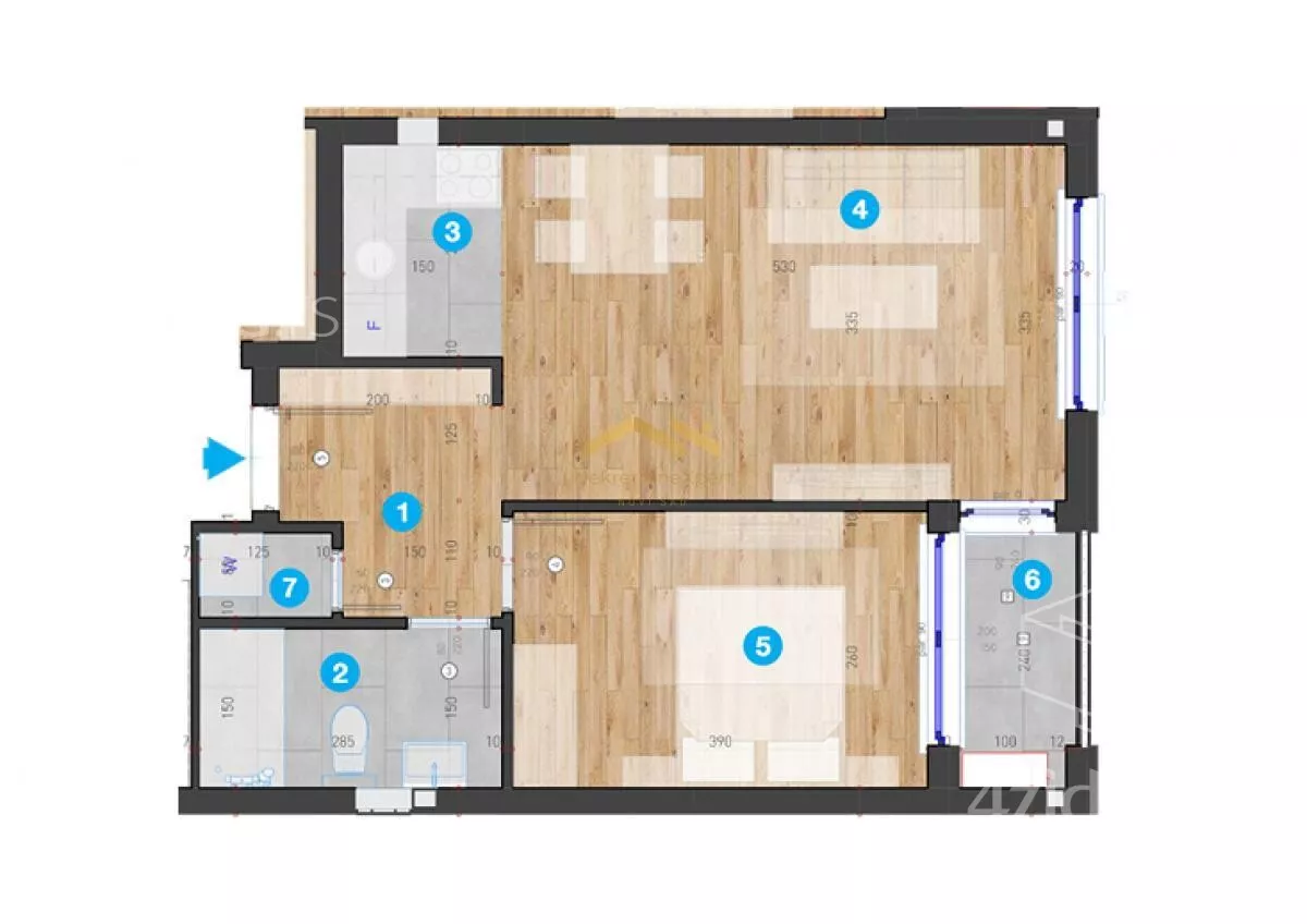 Dvosoban stan | 4zida