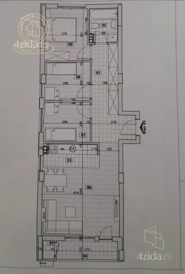 Četvorosoban stan | 4zida