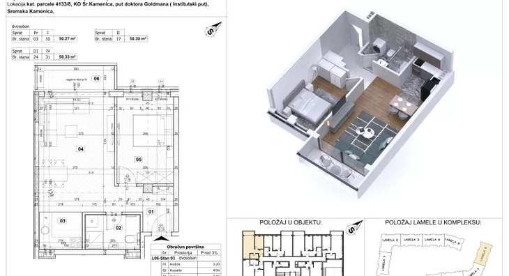 Dvosoban stan | 4zida