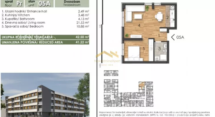 Dvosoban stan | 4zida