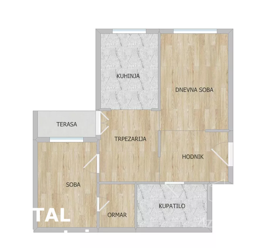 Dvosoban stan | 4zida