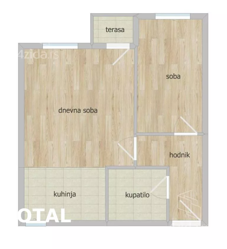 Dvosoban stan | 4zida