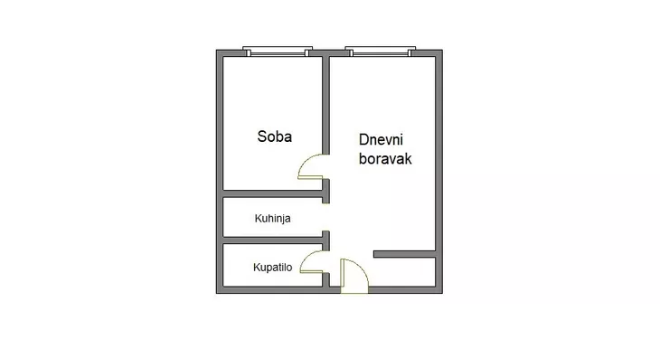 Jednoiposoban stan | 4zida