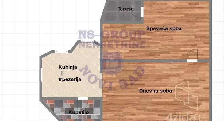 Jednoiposoban stan | 4zida