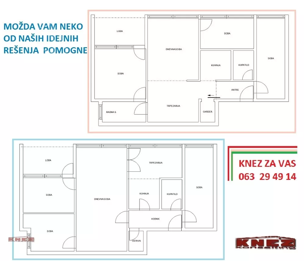 Trosoban stan | 4zida