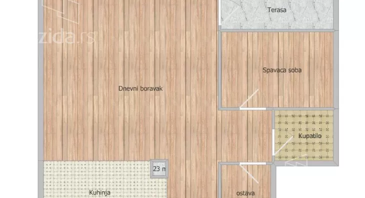 Dvosoban stan | 4zida