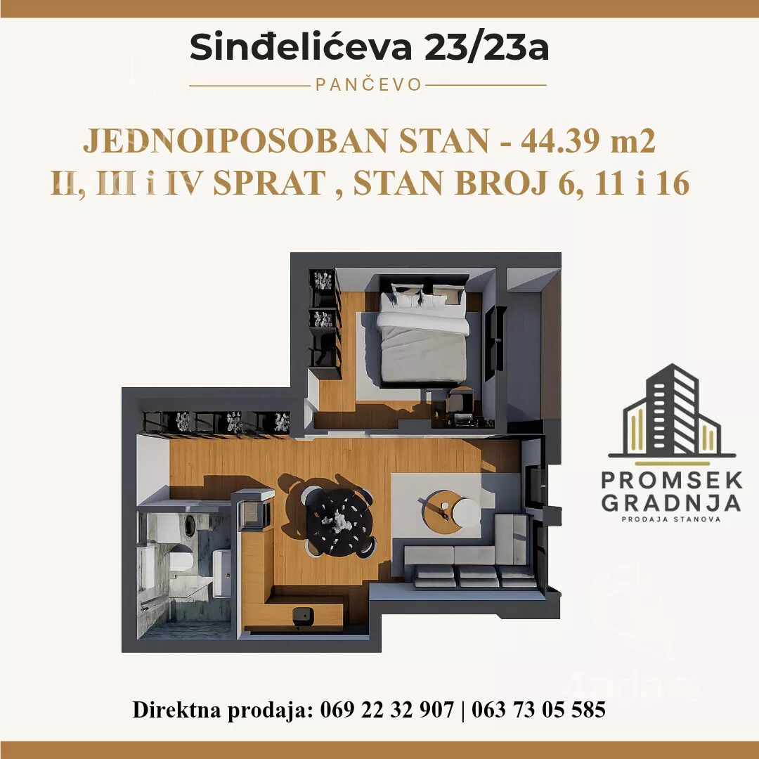 Dvosoban stan | 4zida