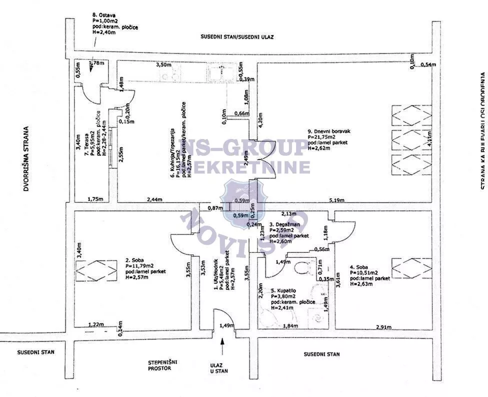 Trosoban stan | 4zida