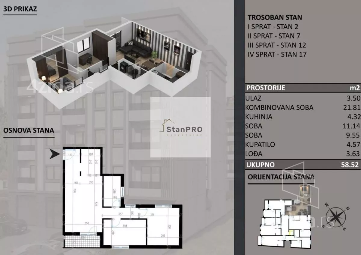 Dvoiposoban stan | 4zida