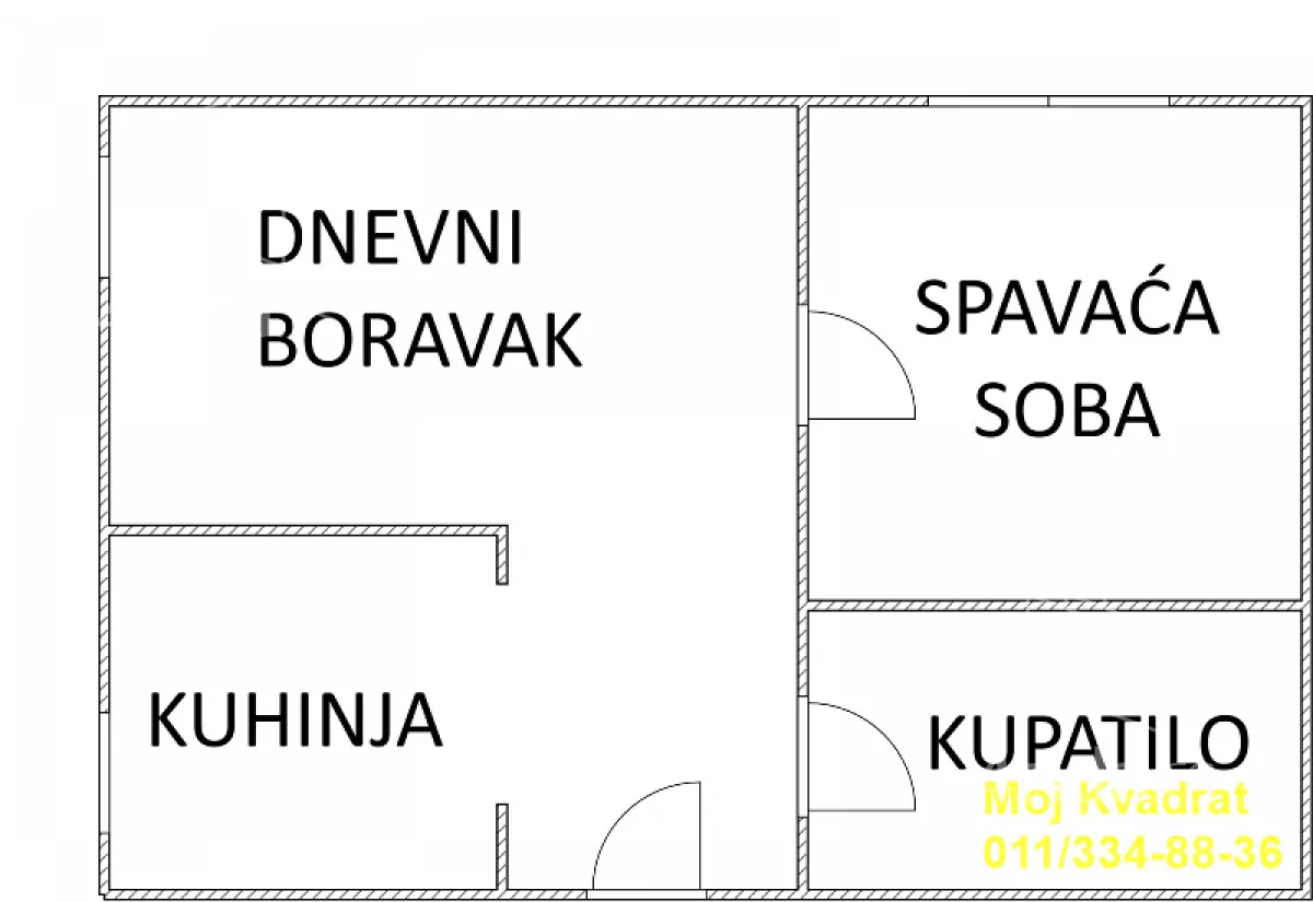 Jednoiposoban stan | 4zida