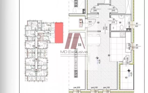 Dvosoban stan | 4zida