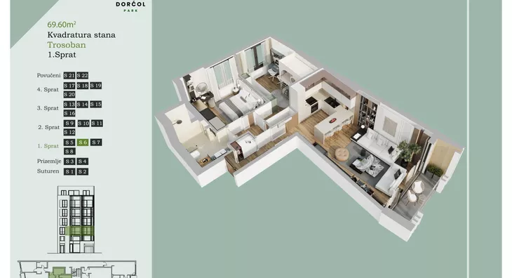 Dvoiposoban stan | 4zida