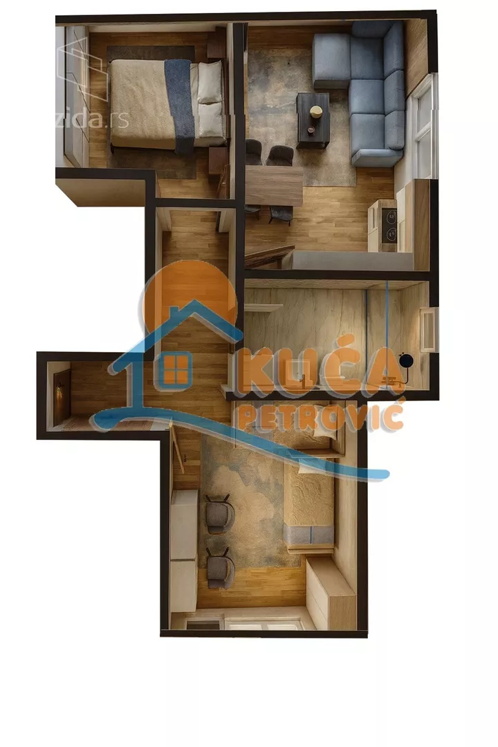 Dvoiposoban stan | 4zida