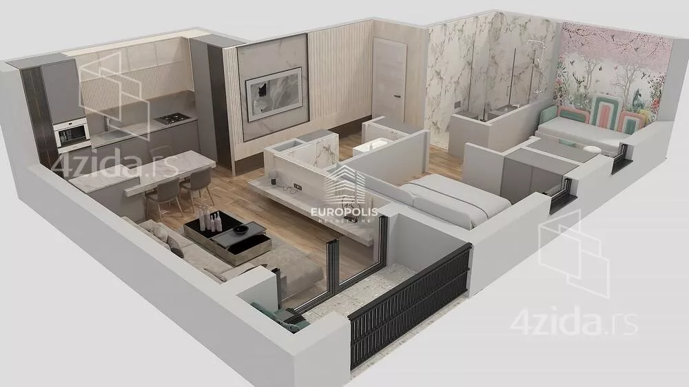 Trosoban stan | 4zida