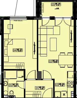 Dvosoban stan | 4zida