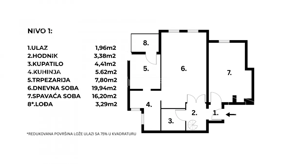 Troiposoban stan | 4zida
