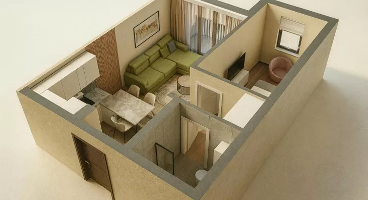 Jednoiposoban stan | 4zida