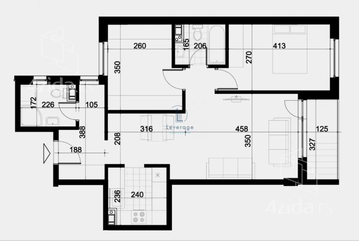 Dvosoban stan | 4zida