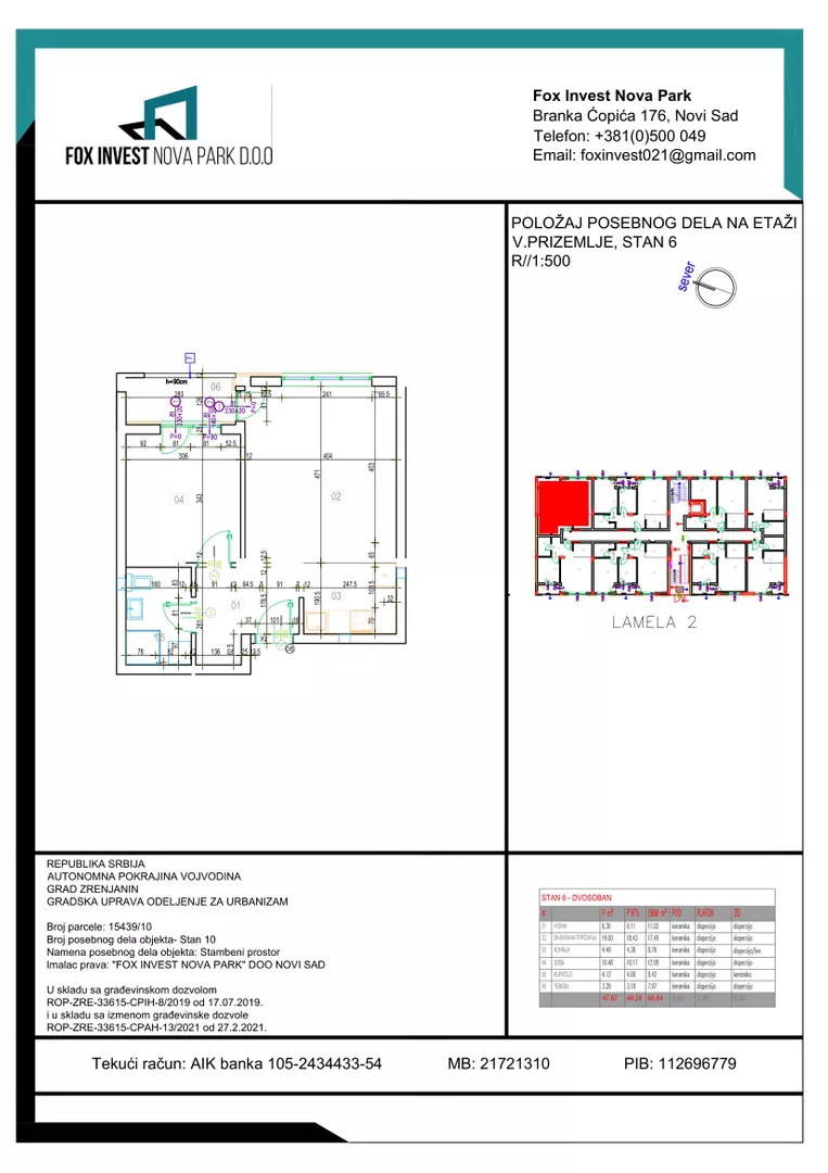 Jednoiposoban stan | 4zida
