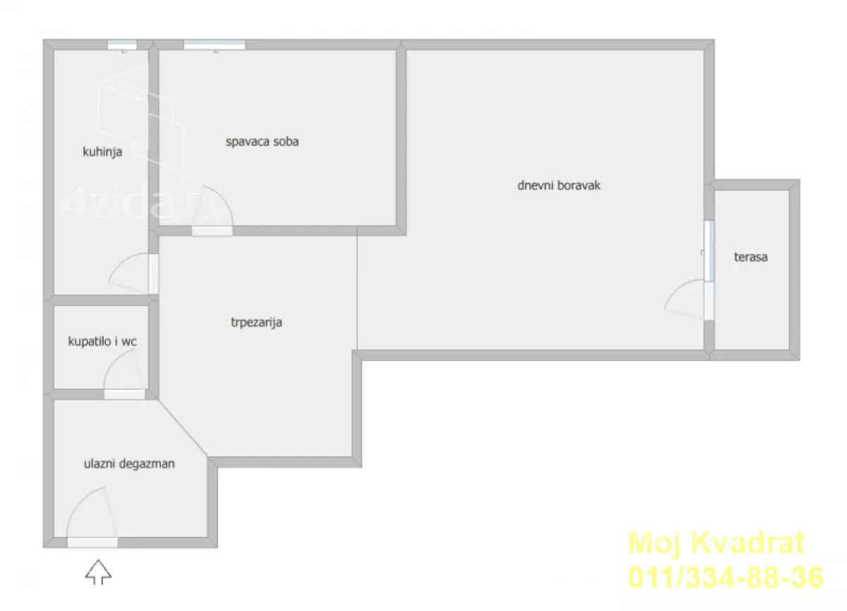 Dvosoban stan | 4zida