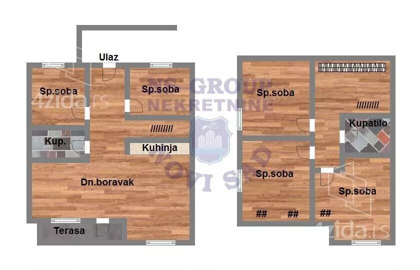 Šestosoban stan | 4zida