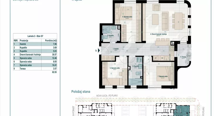 Troiposoban stan | 4zida