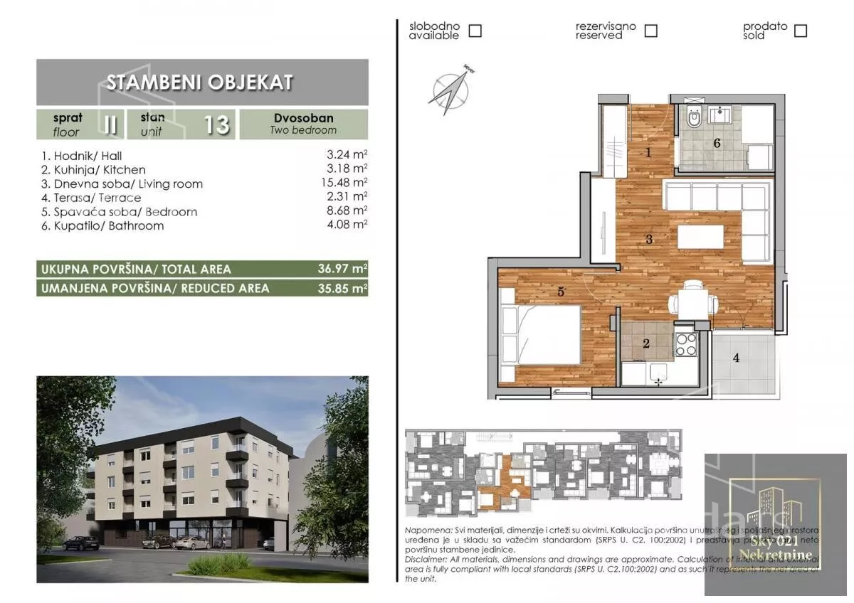 Dvosoban stan | 4zida