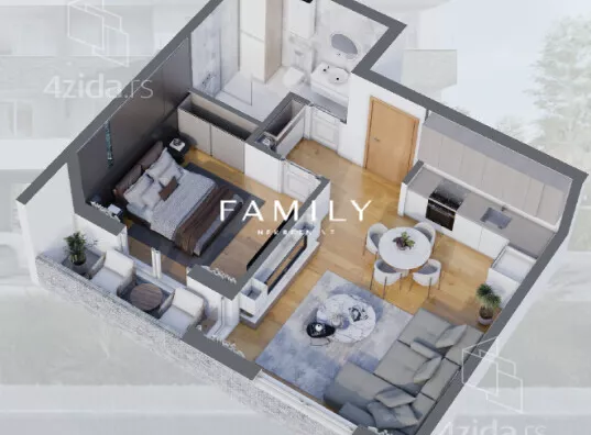 Dvosoban stan | 4zida