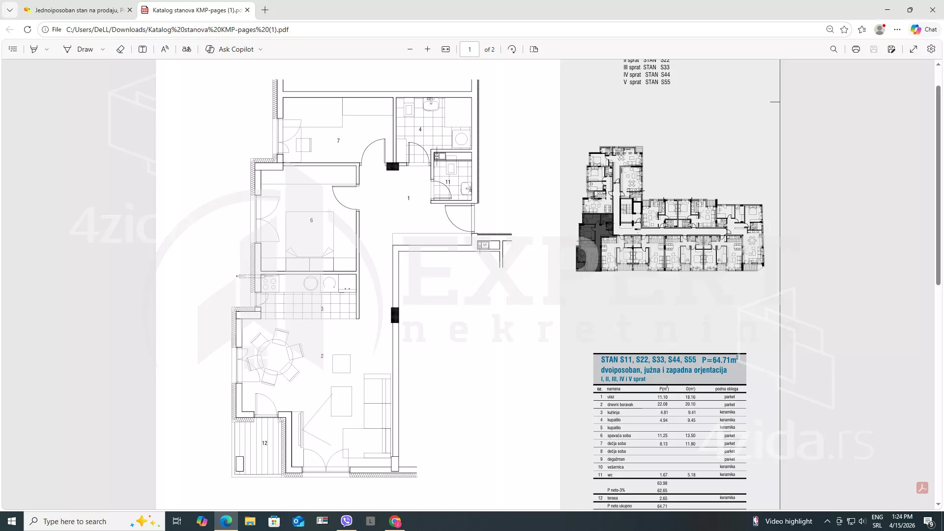 Dvoiposoban stan | 4zida