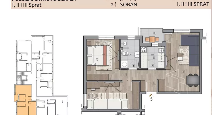 Dvoiposoban stan | 4zida