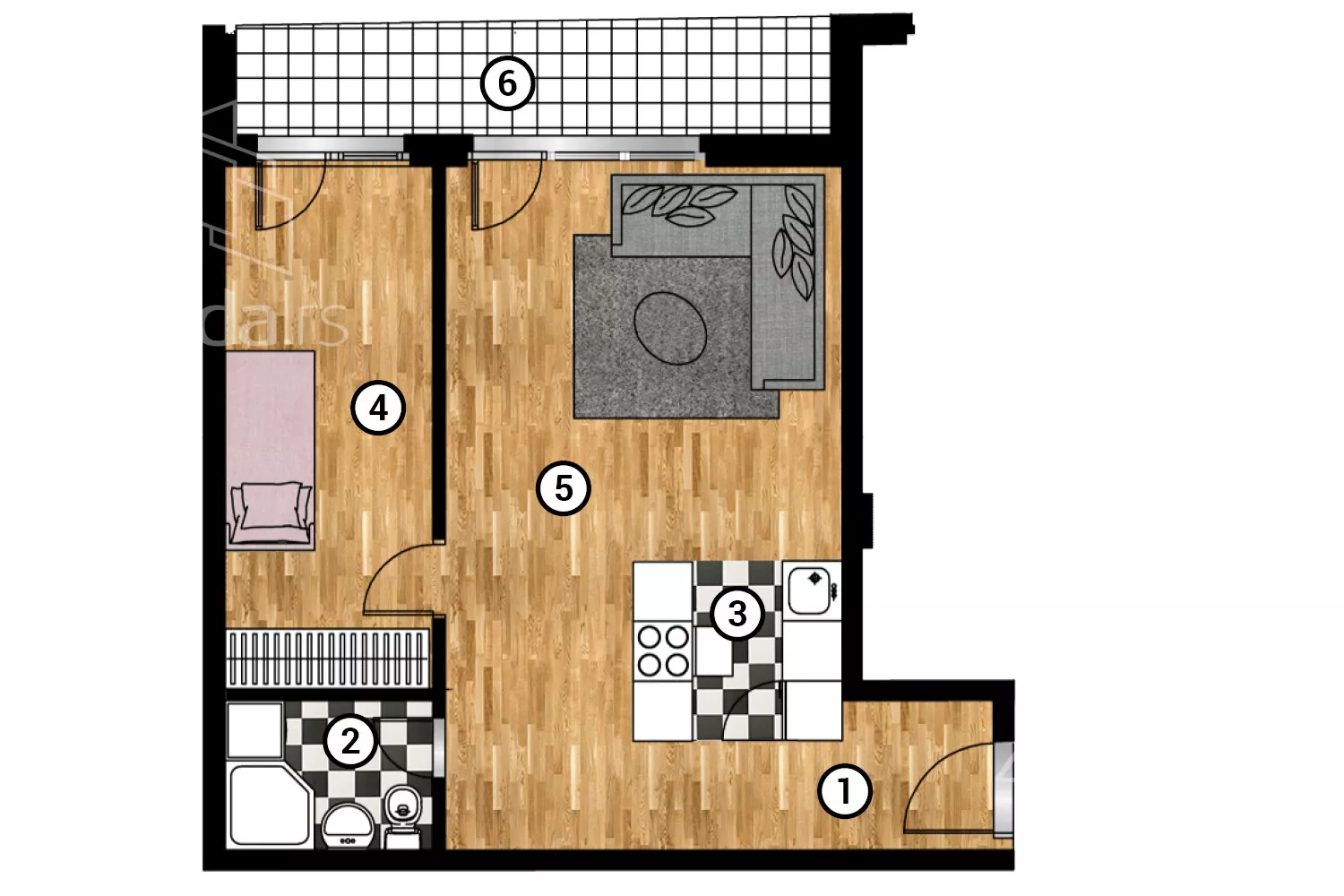 Dvosoban stan | 4zida