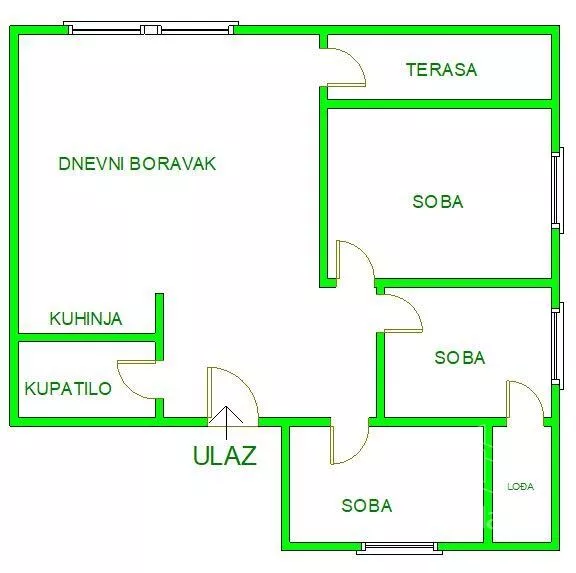 Troiposoban stan | 4zida