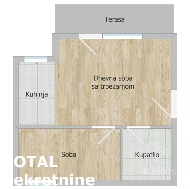 Jednoiposoban stan | 4zida