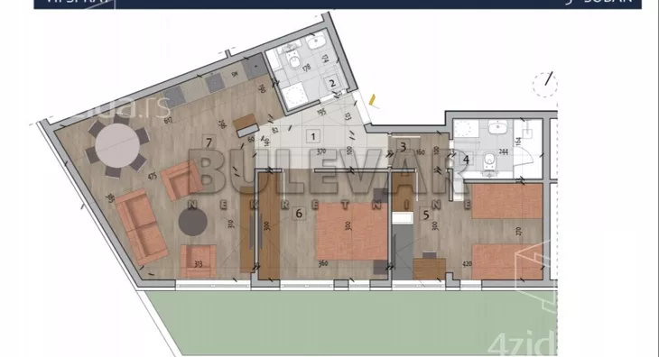 Trosoban stan | 4zida