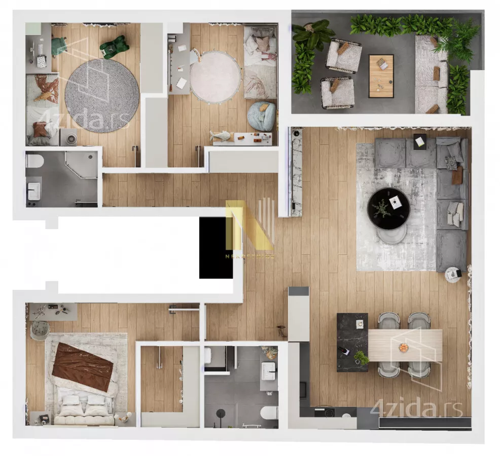 Četvorosoban stan | 4zida
