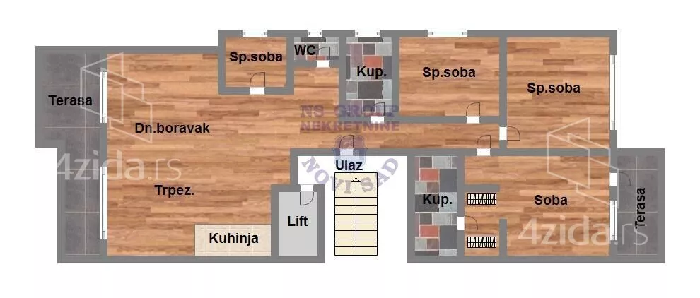 Četvoroiposoban stan | 4zida