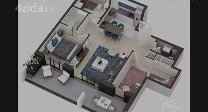 Dvoiposoban stan | 4zida