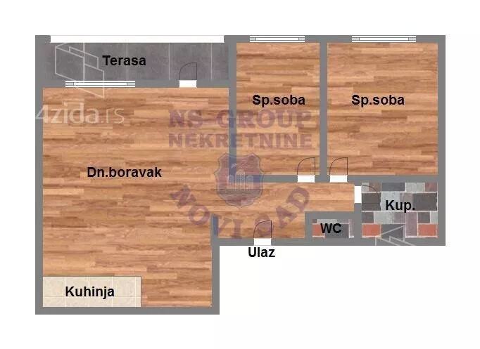 Trosoban stan | 4zida