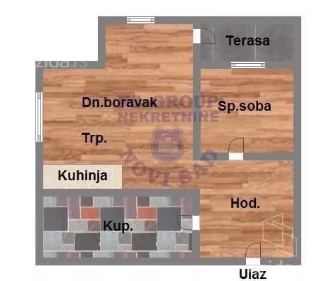 Dvosoban stan | 4zida