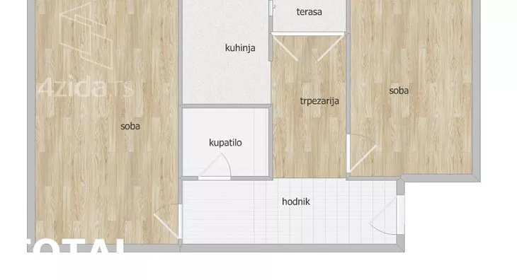 Dvosoban stan | 4zida