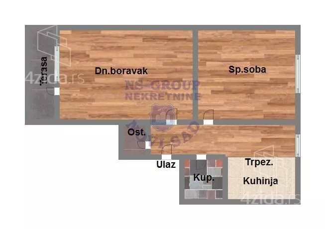 Dvosoban stan | 4zida