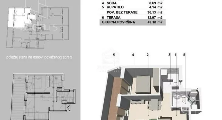 Jednoiposoban stan | 4zida