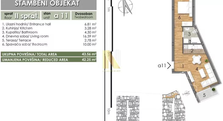 Dvosoban stan | 4zida