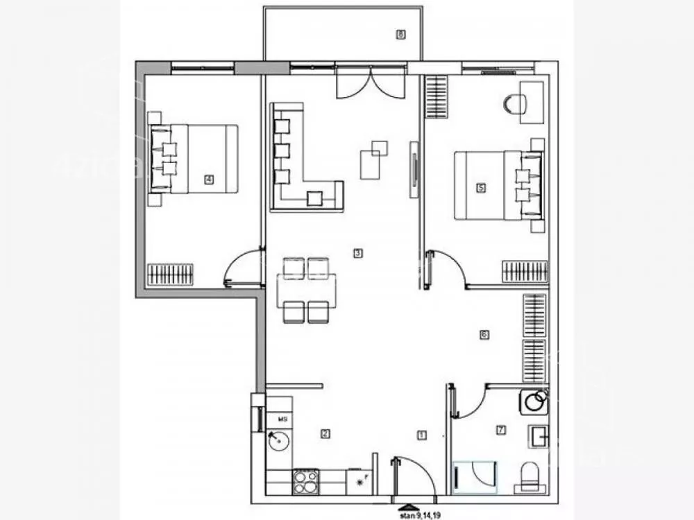 Trosoban stan | 4zida